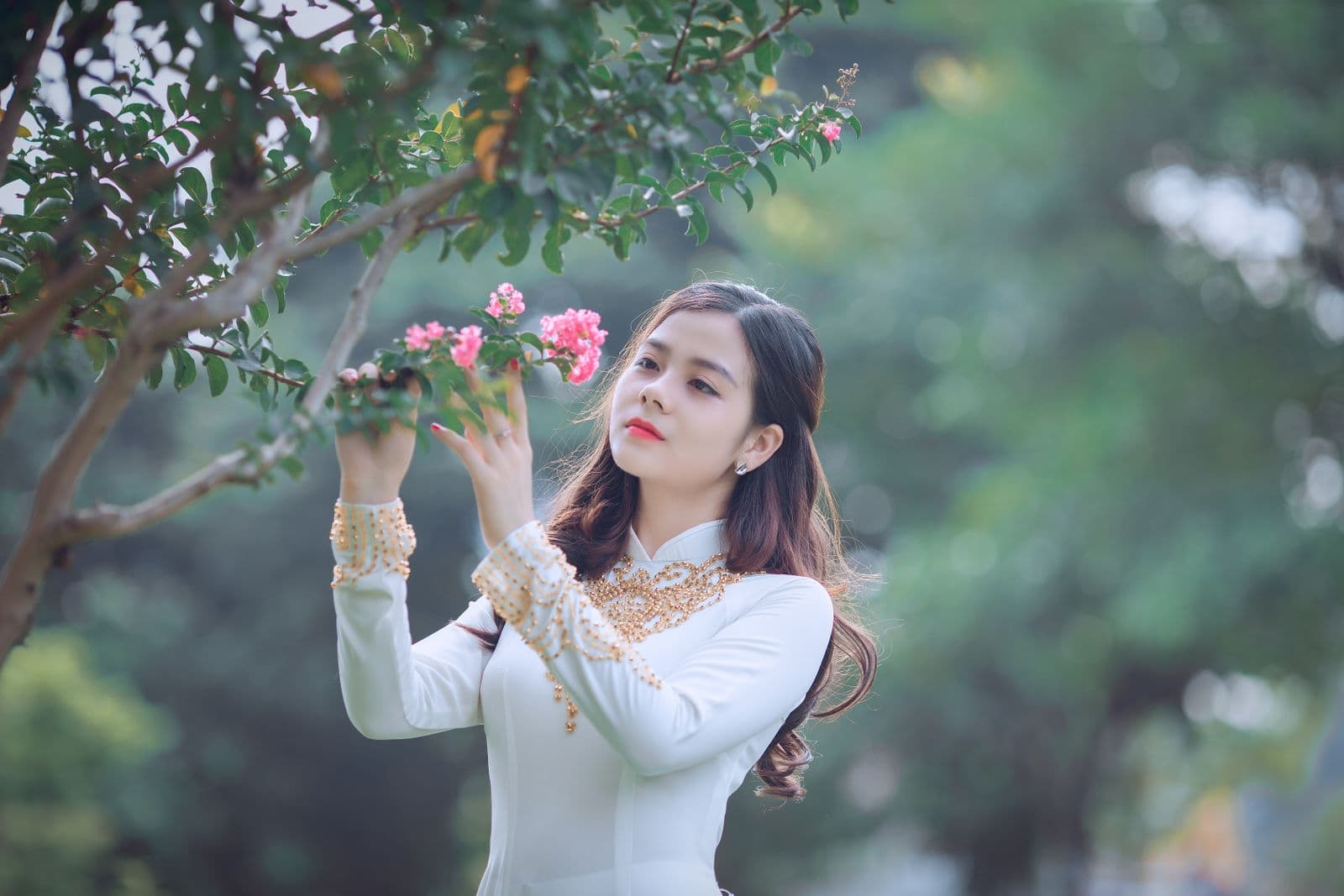 High-Waist Wide Leg Trousers